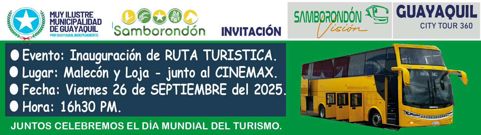Inauguración OFICIAL BUS TURISMO 2025