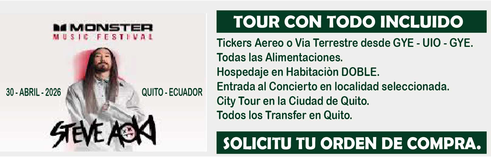 Promo Steve Aoki DUKERS