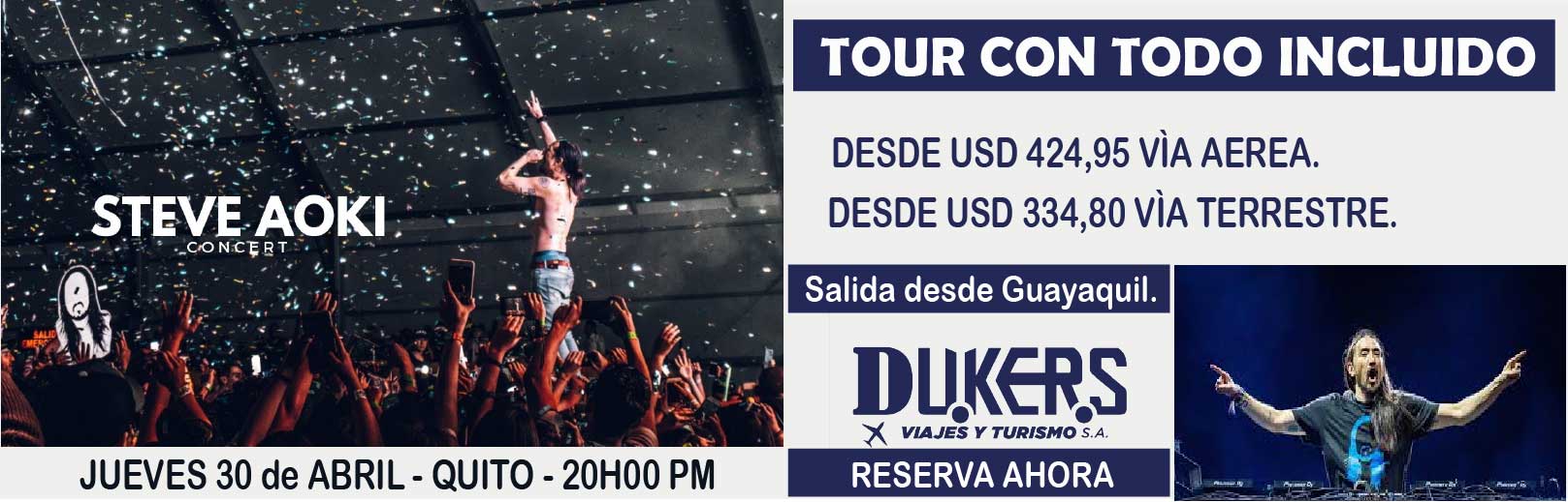 Tour Steve Aoki DUKERS 5