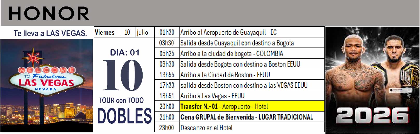 Campaña Honor Tours 4