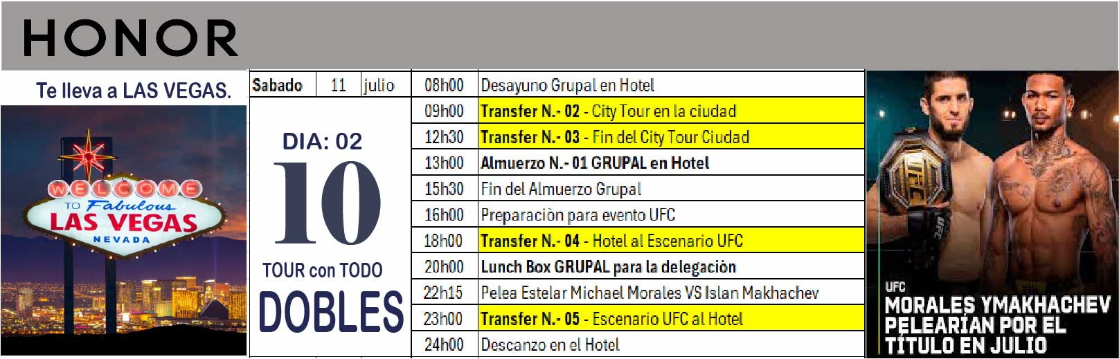 Campaña Honor Tours 5