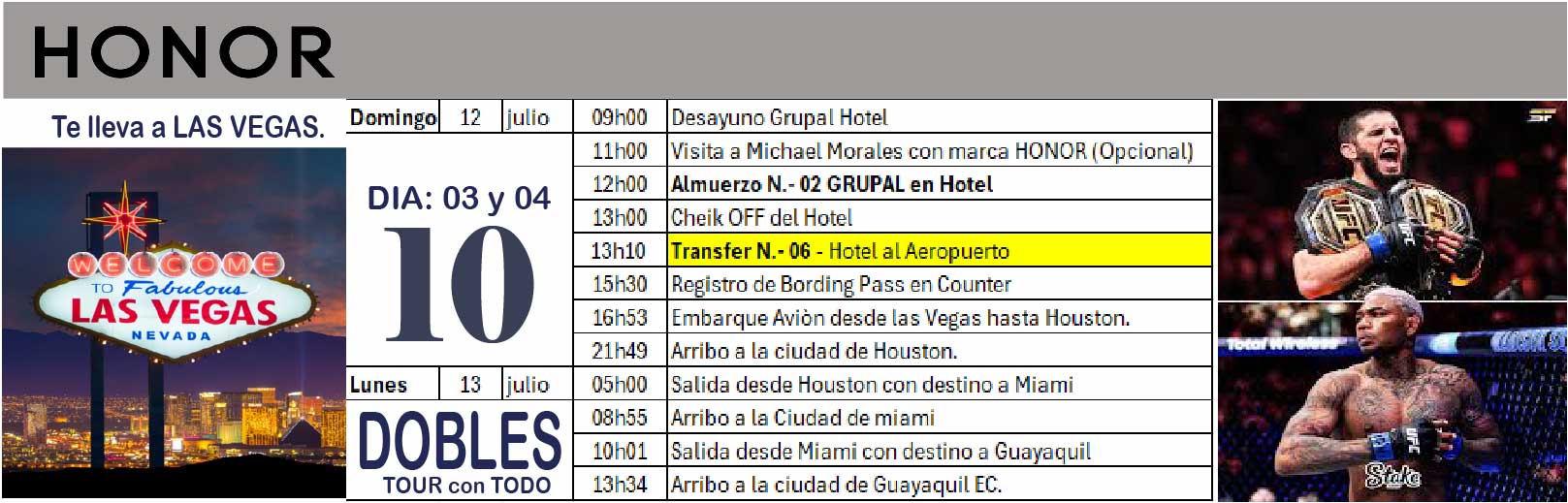 Campaña Honor Tours 6