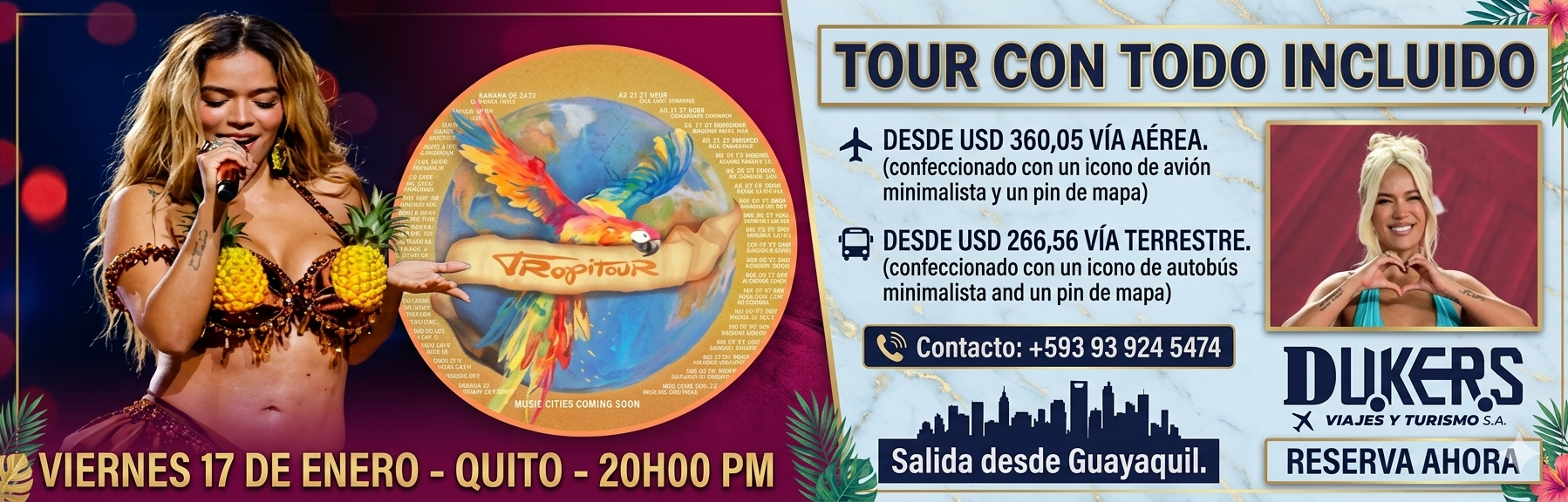 Karol G Tropi Tour DUKERS Group 2027 Precios