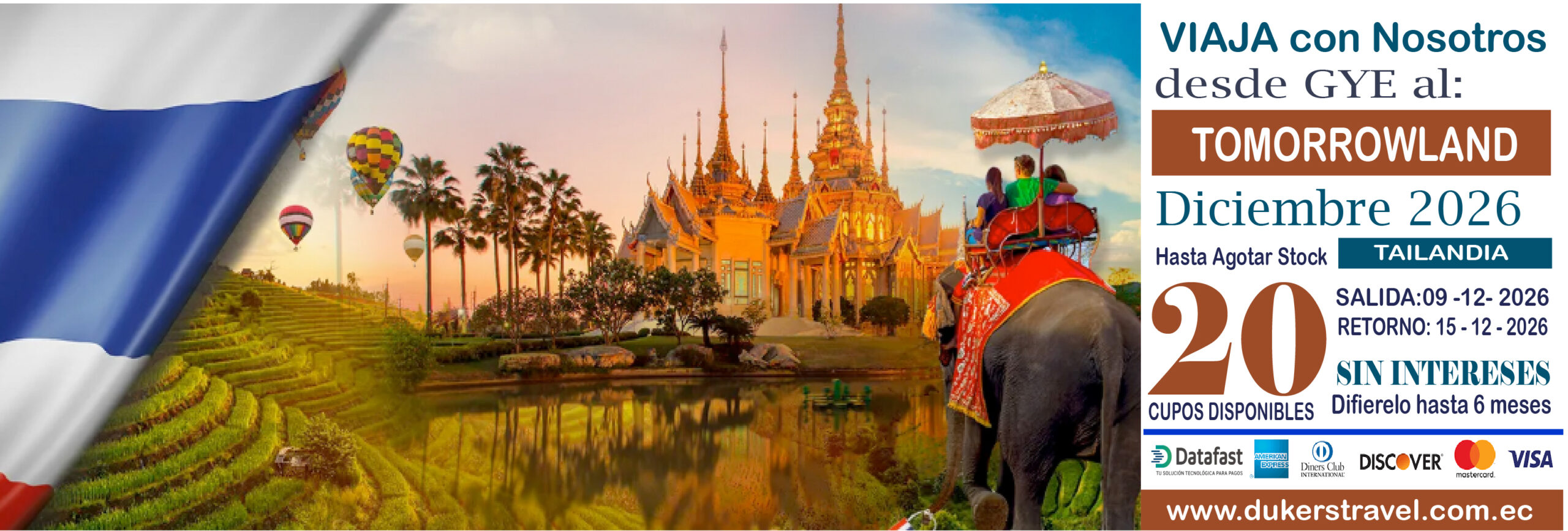Tomorrowland 2026 Tailandia - DUKERS